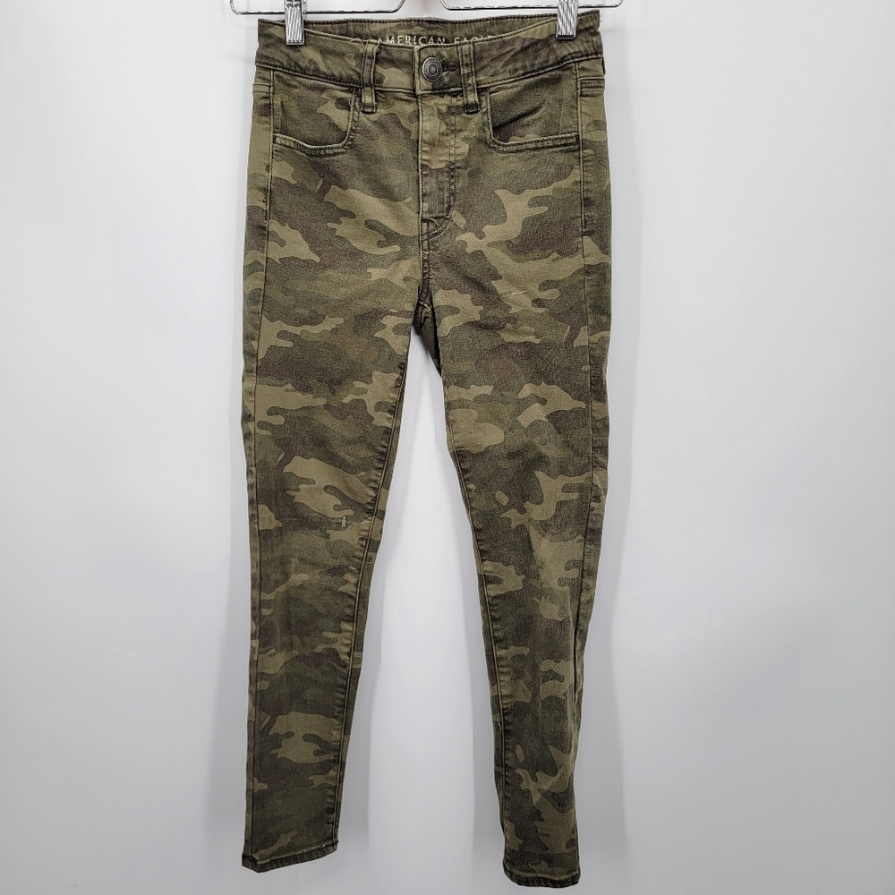 American Eagle Hi-rise Jeggings Camouflage 2 X-Short